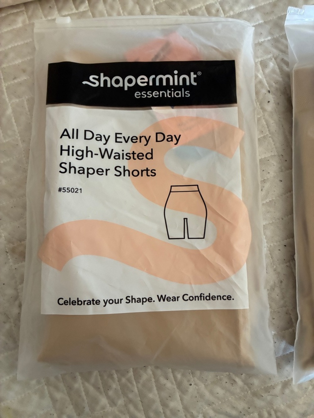 Shapermint High-Waisted Shaper Shorts — Nude/Tan